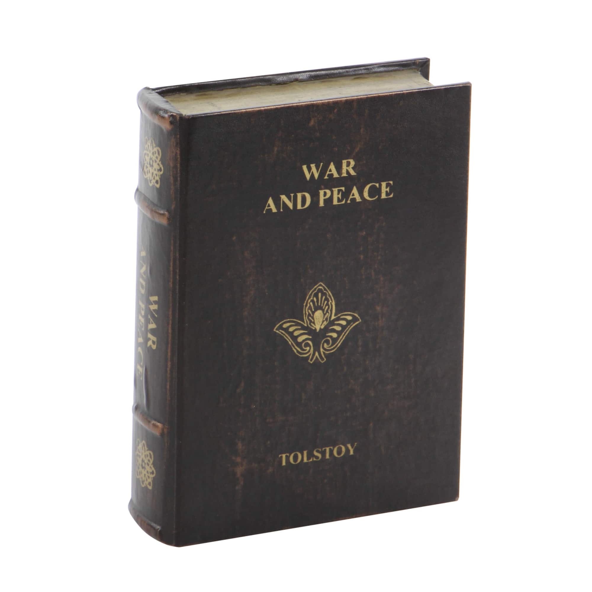 Brown Wooden Traditional Book Box Set